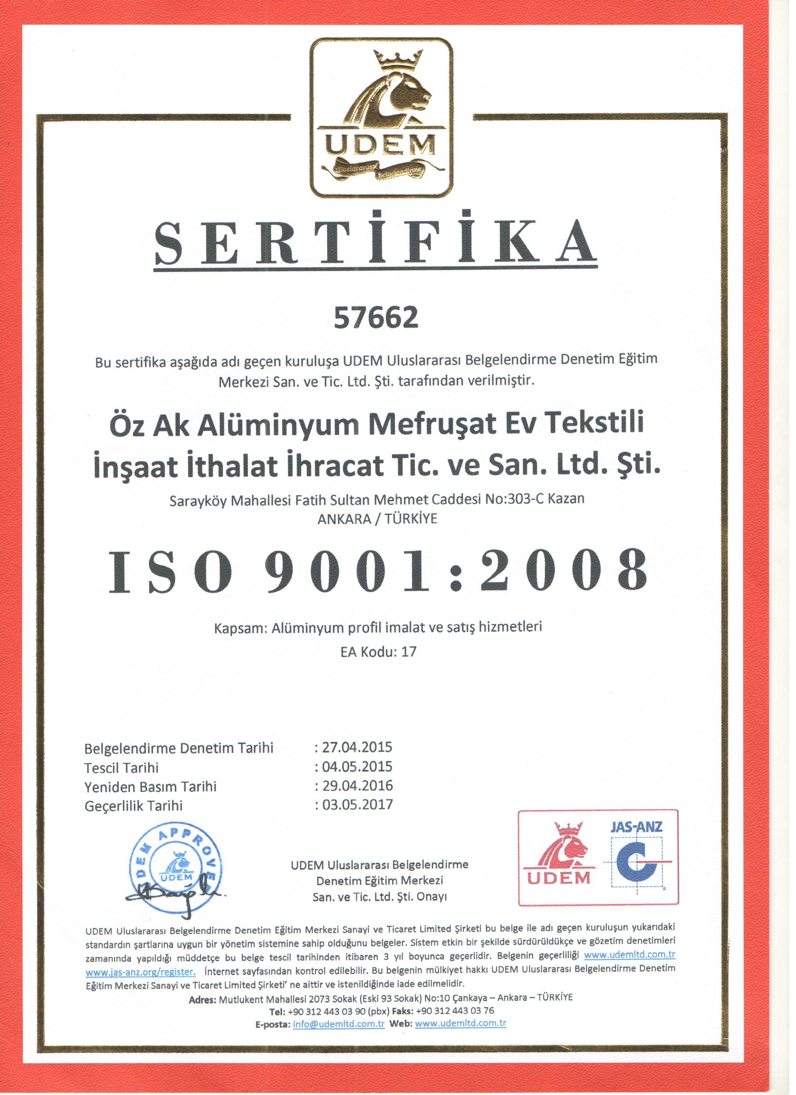 ISO 9001:2008
